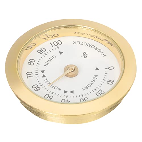 Tofficu Guitar Humidity Digital Round Hygrometer for Instrument Care Durable Design Easy to Use Accurate Humidity Gauge for Guitars and Violins Performance