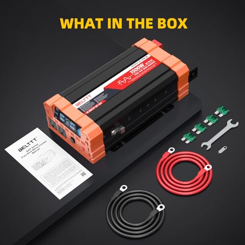 Belttt 1500W Pure Sine Wave Inverter 12V To 120V Ac thumb #6