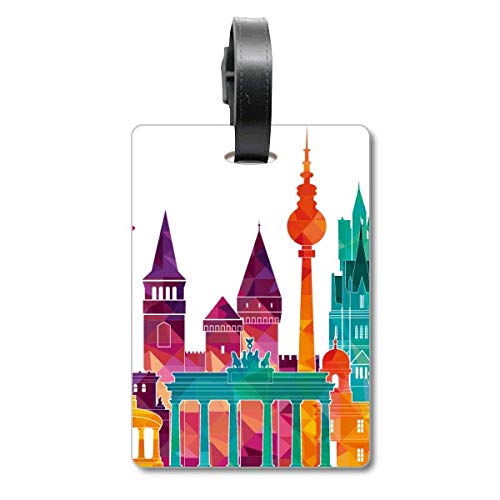 Kit de construction d'Allemagne étiquette de valise anti perte