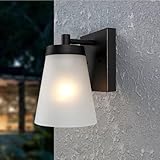 TkTsjtle Apliques de pared para exterior, puerta de entrada (paquete de 2)