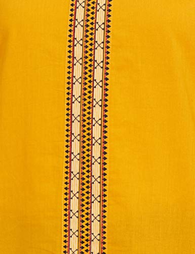 Image of Amazon Brand - Myx Women Cotton A-Line Kurta