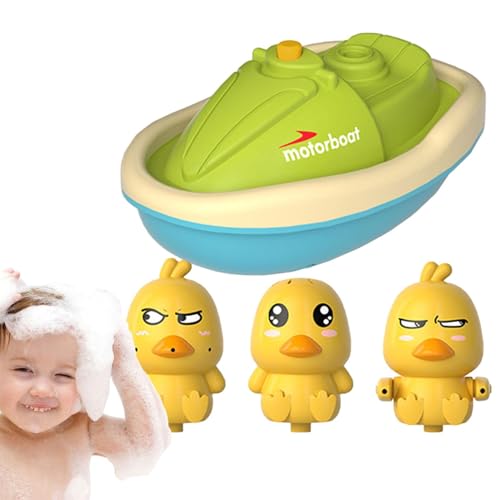 Aspersor de baño de pato, juguete para aspersores de baño, aspersor para bañera, juguete de ducha | Copa de succión Fun STEM Toy Fine Motor Game para niñas de 18 meses +