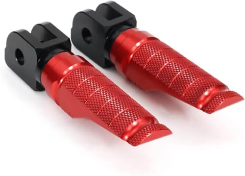 Pédales de moto antidérapantes pour Suzuki GSX-R 600 750 rouge alu