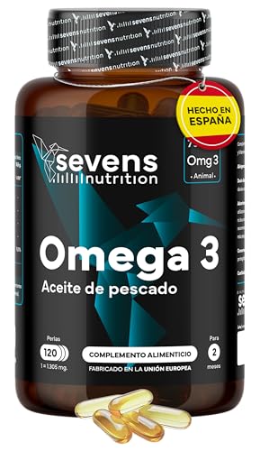 Omega 3 2000mg Premium | Omegatex® | Capsulas Blandas de Gel. Máxima Concentración con 720mg EPA...