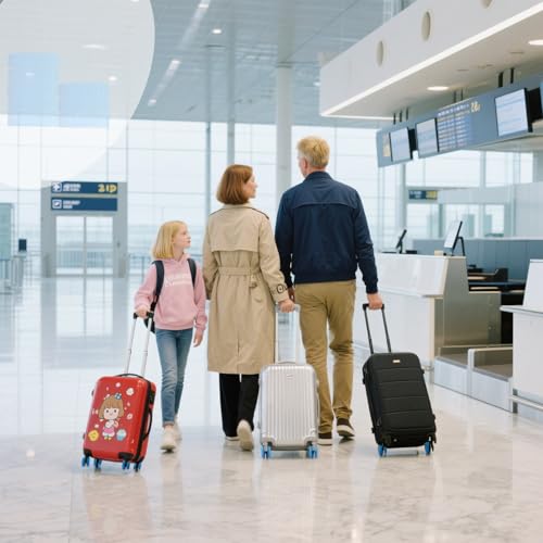 NCANBUS Luggage Wheel Covers, Luggage Wheel Protector Covers for 2-2.4 inchs Wheels Suitcases，Anti-Scratch & Noise Reduction Design, Silicone MaterialDurable Travel Case Accessories (8, blue)4