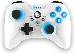 Bigben Interactive WIIUCONTROLLERB Gamepad Nintendo Wii U Negro, Azul, Color blanco mando y volante - Volante/mando (Gamepad, Nintendo Wii U, D-pad, Poder, Select, Start, Azul, Alámbrico, RF)
