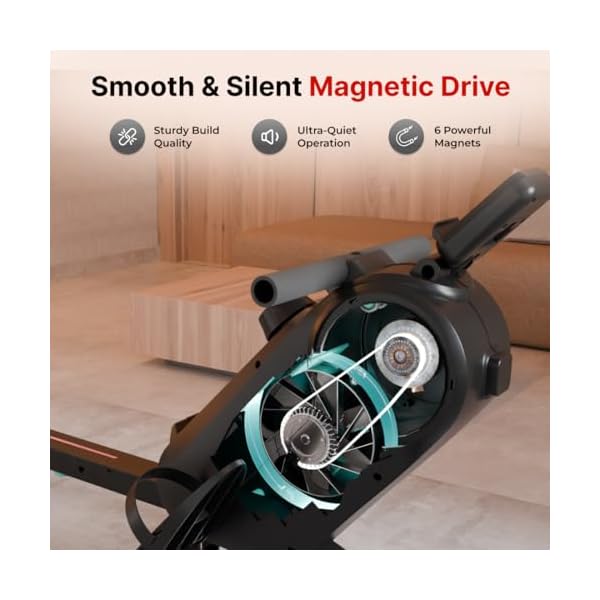 Cult SmartRowAeroGlide Magnetic Rower | 120Kg Max Weight | Quiet & Compact Home Use Rowing Machine 2 Cult SmartRowAeroGlide Magnetic Rower | 120Kg Max Weight | Quiet & Compact Home Use Rowing Machine - Image 2