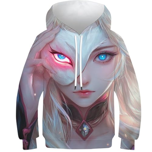 Sweat-shirt à capuche 3D renard masqué pour éviter les vêtements ternes
