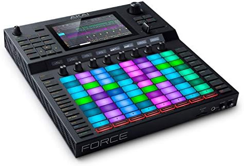 Akai Professional Force Standalone Music Production Midi Sequencer And Dj System With Synth Engines Mpc Sampling And Ableton Style Clip Launching Amazon Sg Musical Instruments