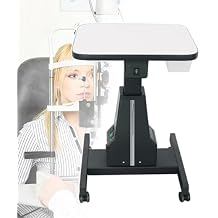 Electric Optical Instrument Table, Optometrist Motorized Table w/Height Adjustable 180mm, Ophthalmic Electric Optometry Lift Tables with Drawer, Optical Eyeglass Instrument Table,black