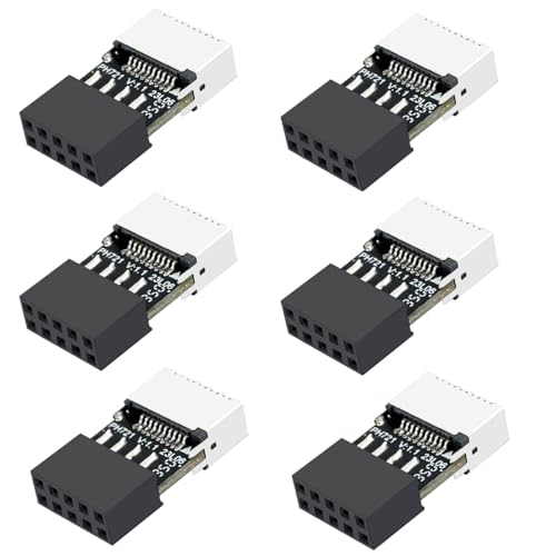 Adaptateur USB 2.0 9 broches vers type E interne pour connecteur USB C PC fixe PH721