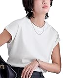 [ユアーズ] 汗染み防止 ダブルカフス Tシャツ BBXT0198 レディース M ホワイト