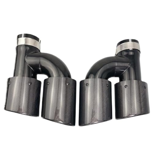 Enjoliveur d'échappement pour remplacer un embout terni de sortie de tuyau arrière S6 S5 2Pcs