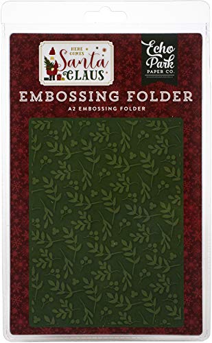 Echo Park Paper Company embossing folder, red, green, black
