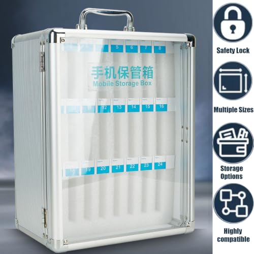 Cajas de seguridad para teléfonos móviles para evitar distracciones en exámenes 5