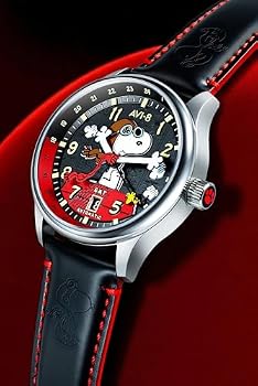 AVI-8 Men's AV-4136-01 Peanuts Collaboration Japanese Automatic 5