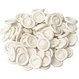 RIKWOG Finger Cot, Medium Finger Protectors Latex Anti-Static Finger Covers, Finger Tip Protect Keeping Dressing Dry and Clean Disposable Finger Gloves White(approxi 150pcs)