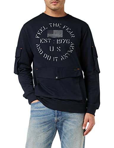 Soul Star Tortilla Maglia di Tuta, Blu (Navy