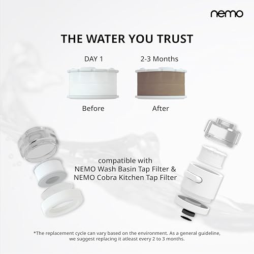 Image of NEMO Tap Sediment Refilter Pack (10 Pcs) | Made in South Korea | Melt-Blown Micro-Sediment Filters | Compatible with NEMO Wash Basin Tap Filter and Cobra Kitchen Tap Filter