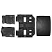 MAXFLOORMAT Floor Mats (3 Row Set) and MAXTRAY Cargo Liner (Behind Third Row) for Suburban / Yukon XL (2015-2017) Black