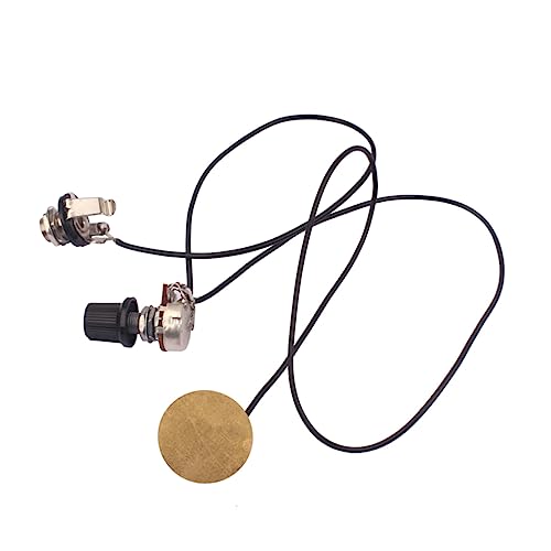 ERINGOGO Pickup Wiring Kit for Box Guitars Wiring Harness for Easy Installation Acoustic Instruments No Soldering Required Compatible with Violin Mandolin Banjo