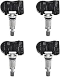 Tire Pressure Sensor Pre-Programmed 433Mhz Tire Pressure Monitoring System (TPMS) Sensors Compatible with Nissan Infiniti Replaces# 407003JA0A 40700-3JA0B 407003JAOA 4-pack