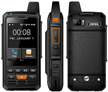 UNIWA Alps F50 Zello PTT Walkie Talkie 2.8 inches Touch Screen Quad Core MTK6735 1GB+8GB 4000mAh 4G LTE Android 6.0 Rugged Smartphone