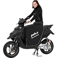 Polo Motorrad Wetterschutzdecke - Wasserdichter Beinschutz Schutz vor Wind, Regen und Kälte - Ideal für Roller, Scooter