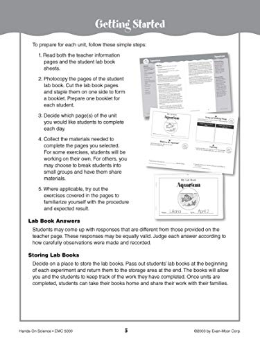 Evan Moor Educational Publishers EMC5000 Hands-On Science -- 20 Themes thumb #7