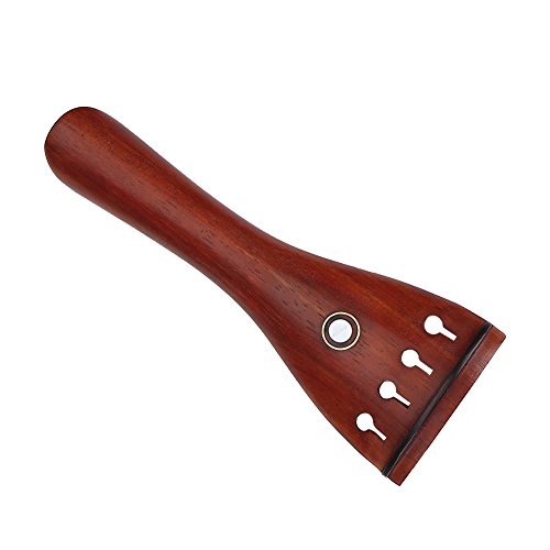 Kit de acessórios para violino 4/4 jacarandá para descanso de queixo com pino de pino de extremidade