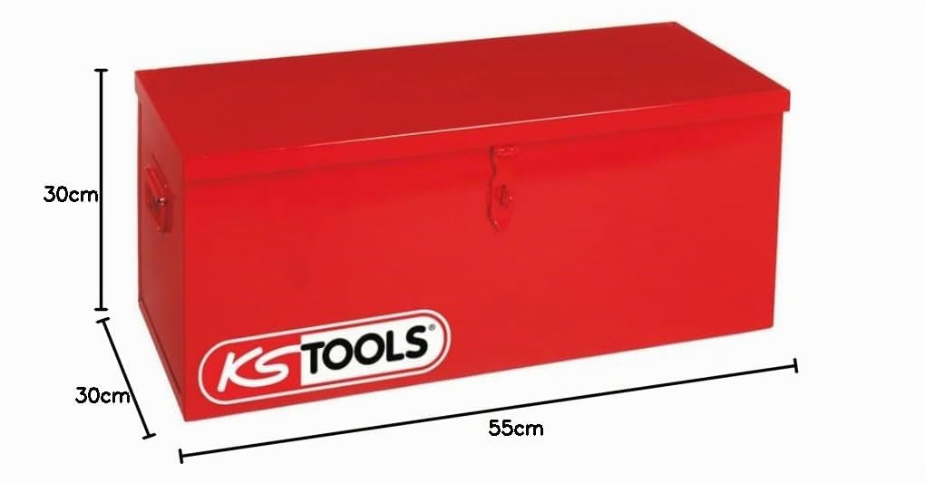 KS Tools 999.0150 Coffre de chantier sans plateau - 550 x 300 x 300 | Coffre de chantier sans plateau- 550 x 300 x 300 mm