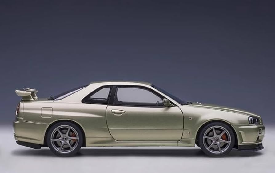 ミニカー AUTOart 1/18 SKYLINE GT-R R34 V-SPEC 2 AUTOart 1:18 Nissan Skyline GT-R (R34) V-Spec II in Midnight