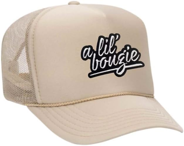 A Lil' Bougie Embroidered Patch Trucker Hat