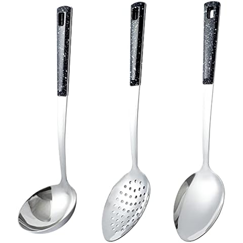 3-Piece Stainless Steel Serving Spoon Set Cover