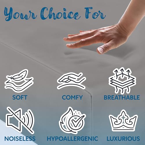 Image of Guardmax Jersey Knitted Sleeper Sofa Size Mattress Protector - Waterproof & Dust Mite Proof Mattress Cover with Stretchable Pockets - Soft, Comfortable, & Noiseless Waterproof Fitted Sheet.(60x72x7)