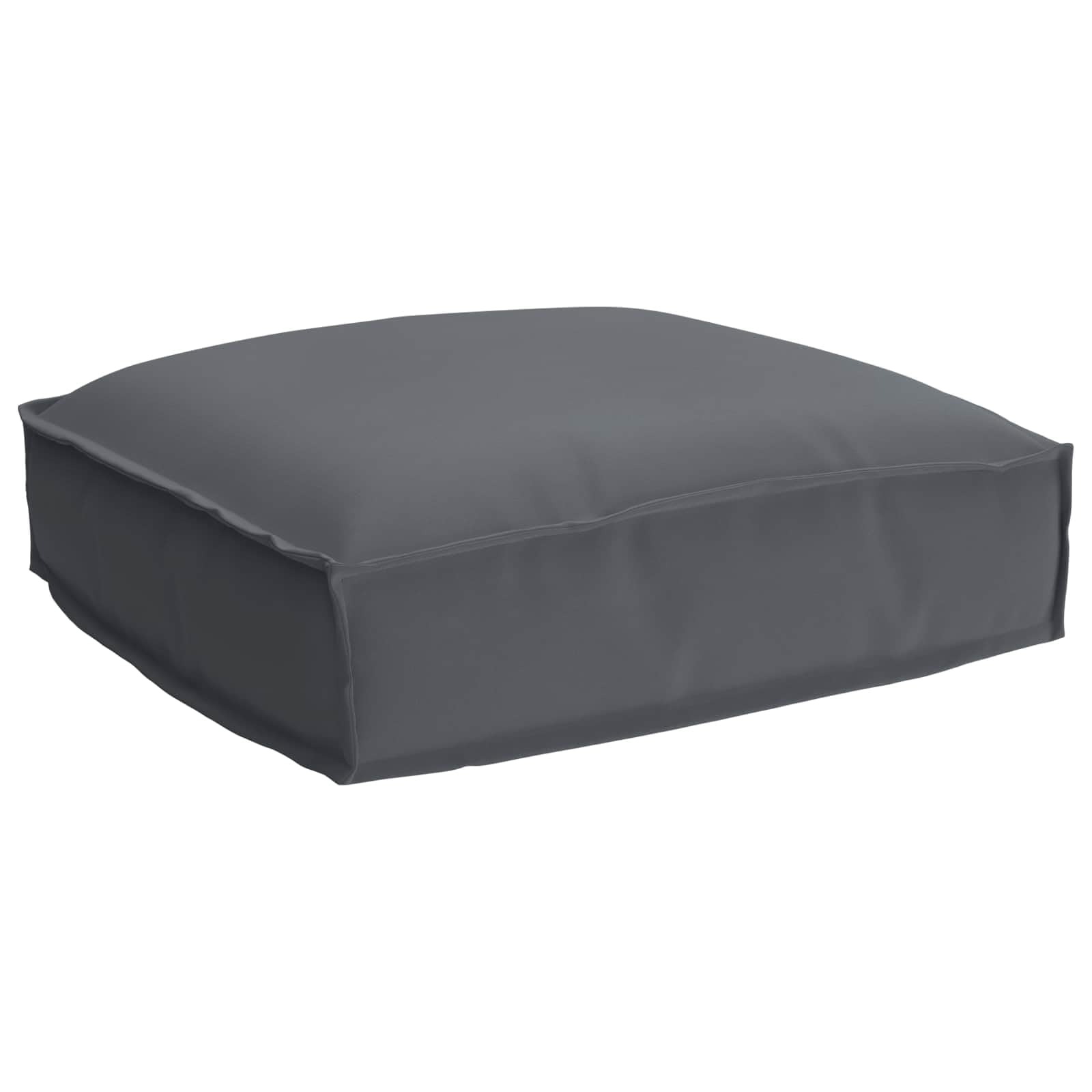 Kissen Anthrazit 50 x 50 x 12 cm Oxford Outdoor Gartenkissen | Stilvolles Quadratkissen aus robustem Oxford-Stoff für gemütliche Stunden auf Terrasse, Balkon oder im Wohnzimmer.
