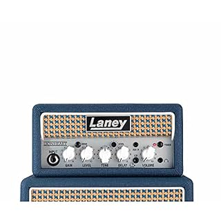 Laney MINIST-LION – Ampli ministack stéréo Lionheart 2 x 3W – Bleu - Les Beatles, Paul McCartney, John Lennon, RIngo Starr, George Harrison Laney MINIST-LION - Ampli ministack stéréo Lionheart 2 x 3W - Bleu – Image 2