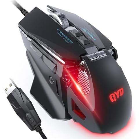Souris QYD Gaming LED RVB Cover