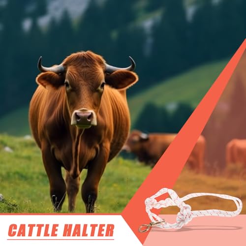 Manejo seguro ganado vacas con herramienta portátil de nylon resistente a tirones 7