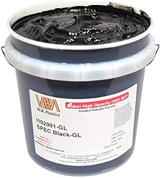 Spec Black- Plastisol Ink, Gallon