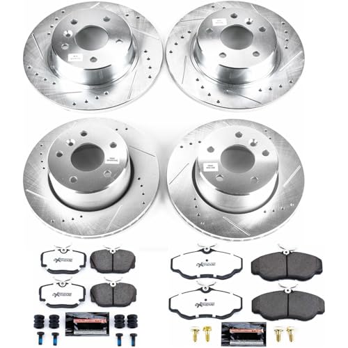 PowerStop Z36 Truck & Tow Brake Pad & Rotor Kit Front & Rear K6153-36 by PowerStop - Used condition - Image 2