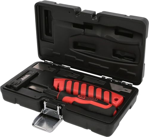 KS TOOLS 907.2200 Jeu de grattoirs et cutters - 27 pcs Rouge/Noir
