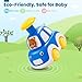 Jyusmile Press and Go Car Toddlers Toys for 1-2 Year Old Boy, 6 Pack Animal Baby Cars Toys for Age 0-2, Infant Push Go Vehicle Toys for 6-9-12-18 Months, First Birthday Gifts for 1-3 Boys Girls