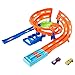 Produktbild Hot Wheels Spielzeugauto-Trackset, Steilkurven-Rennstrecke, 2 Spielzeugautos im Maßstab 1:64, einfache Aufbewahrung, HTK17, HTK17