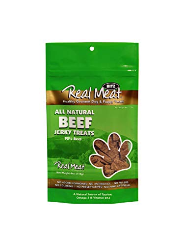 The Real Meat Company Beef Jerky Treats. 4oz