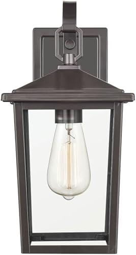 Miniatura 3 de Millennium 2971-PBZ - Farol de acero para exteriores, con recubrimiento en polvo antioxidante, clasificación húmeda, pantalla de vidrio