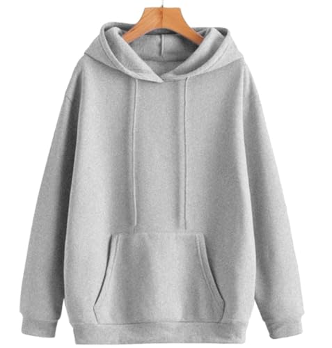 Image of Mack Jonney Solid Hooded Cotton Fleece Sweatshirt for Men-VMACK639116