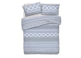 Facile à repasser – La housse de couette simple a une fantaisie moderne et innovante géométrique. L'excellente facture empêche la formation de plis ennuyeux et facilite ainsi le repassage. La housse de couette ne se décolore pas et la couleur reste vive et allumée comme vous le souhaitez dès l'achat