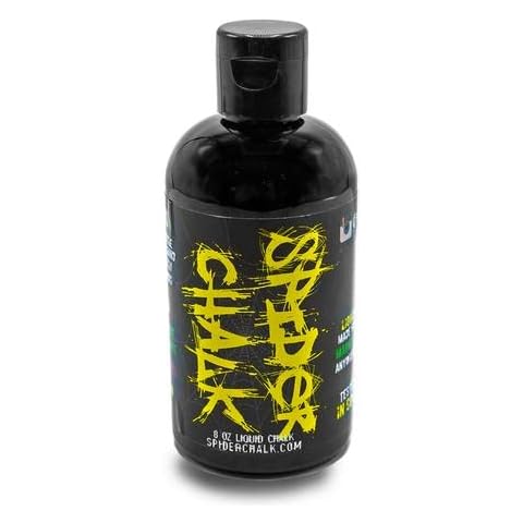 SPIDER CHALK 8oz Extreme Grip No Mess Weightlifting Liquid Chalk Made in The USA - Lab-Grade for Powerlifting and Gym Cover