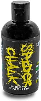 SPIDER CHALK 8oz Extreme Grip No Mess Weightlifting Liquid Chalk Made in the USA - Lab-Grade for Powerlifting and Gym